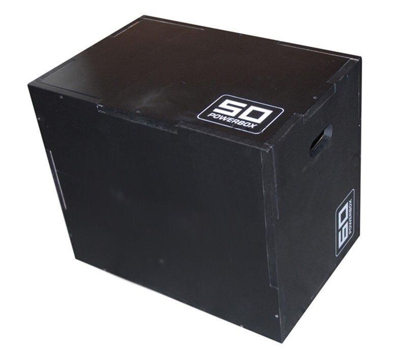 Sedco Plyometrická bedna dřevěná DARKWOOD 50/60/70 cm