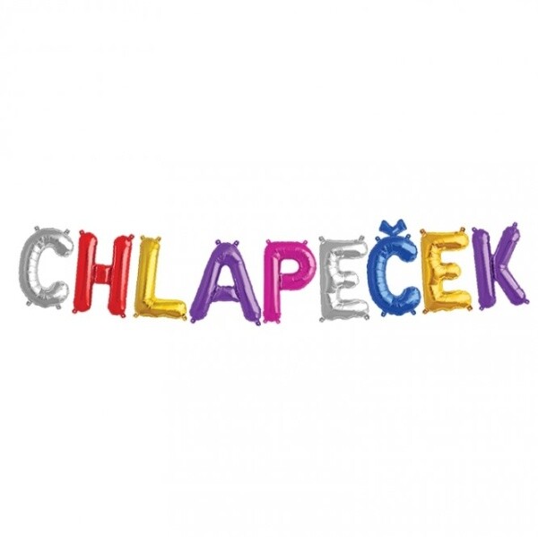 Balónkový nápis Chlapeček 49 cm