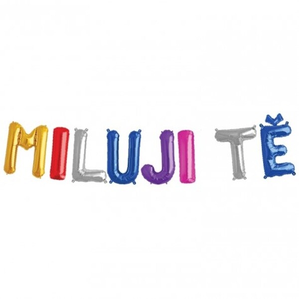 Nafukovací text Miluji tě