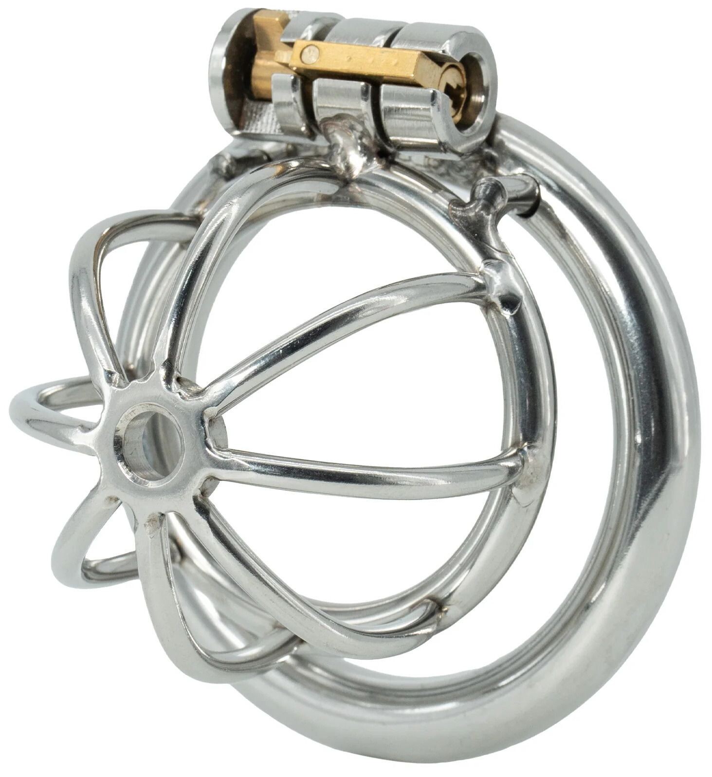 Hidden Desire Kovová klec na penis Chastity Harness X-Short - Hidden Desire