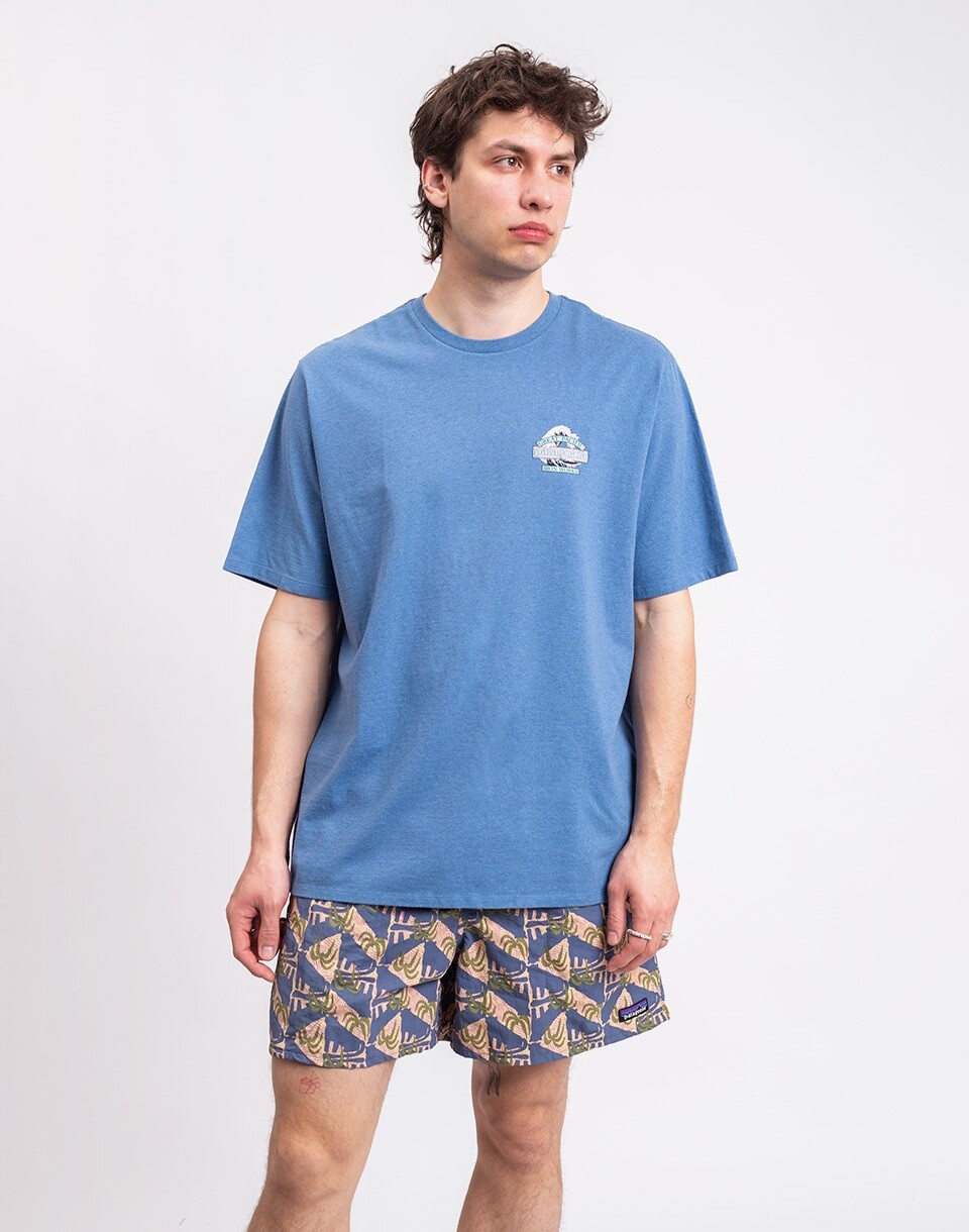 Patagonia M's Great Waves Responsibili-Tee® Shore Blue S