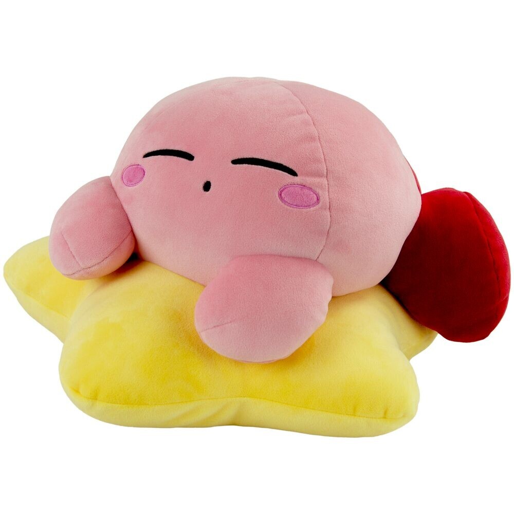 Kirby Warpstar Mega Plyšák Spící Kirby na hvězdičce plyš 38 cm, Club Mocchi Mocchi, W053159