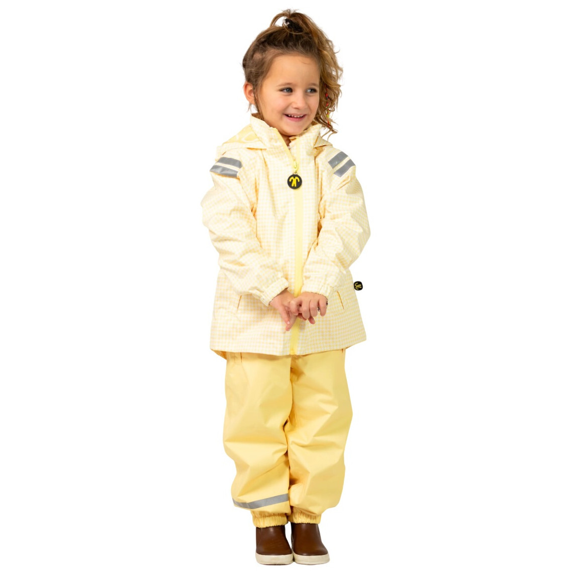 Dětská nepromokavá bunda DucKsday Rain Jacket Lemonade Dětská velikost: 122-128 / Barva: žlutá
