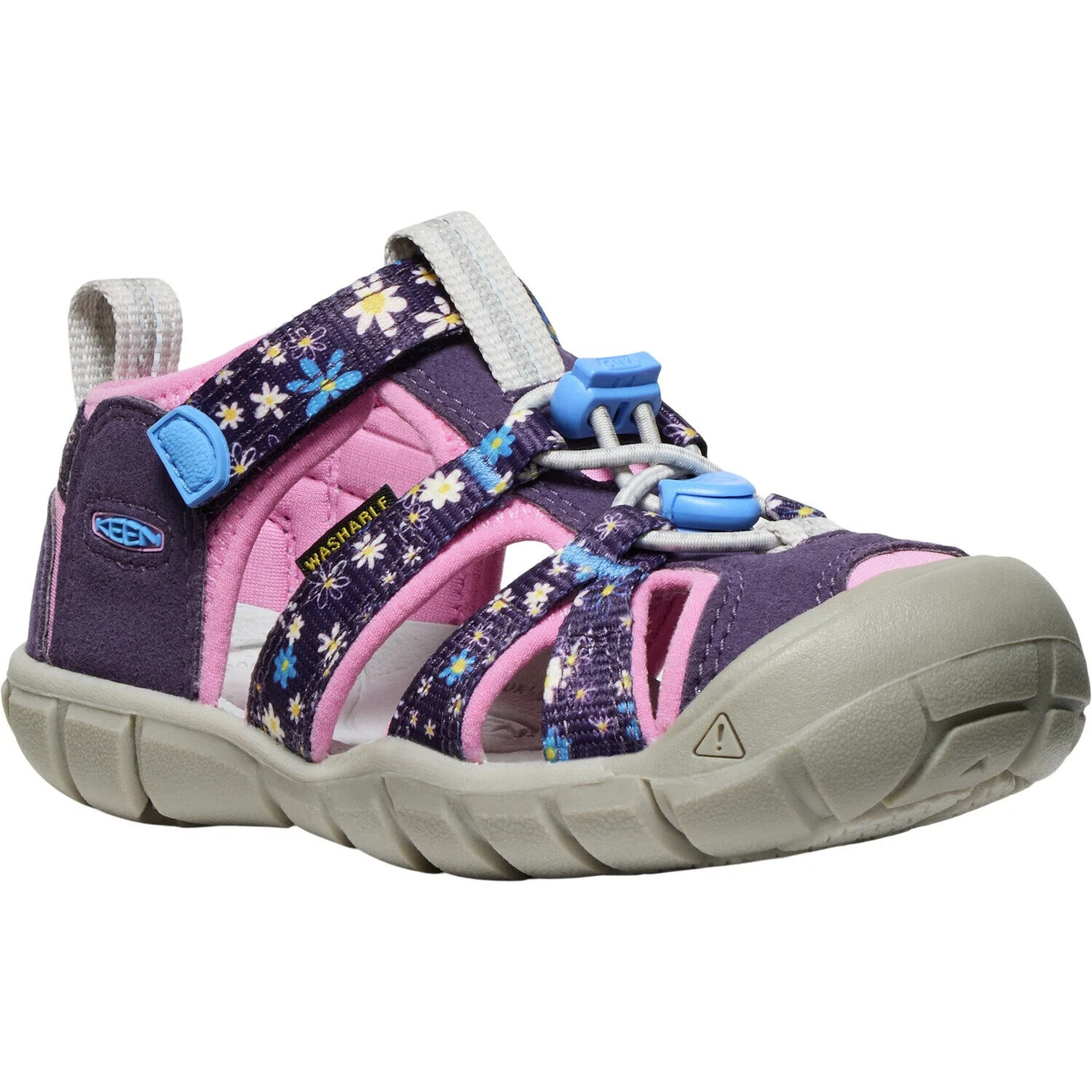 Dětské sandály KEEN Seacamp II Cnx Children Daisies/Marina Velikost bot (EU): 31 / Barva: fialová