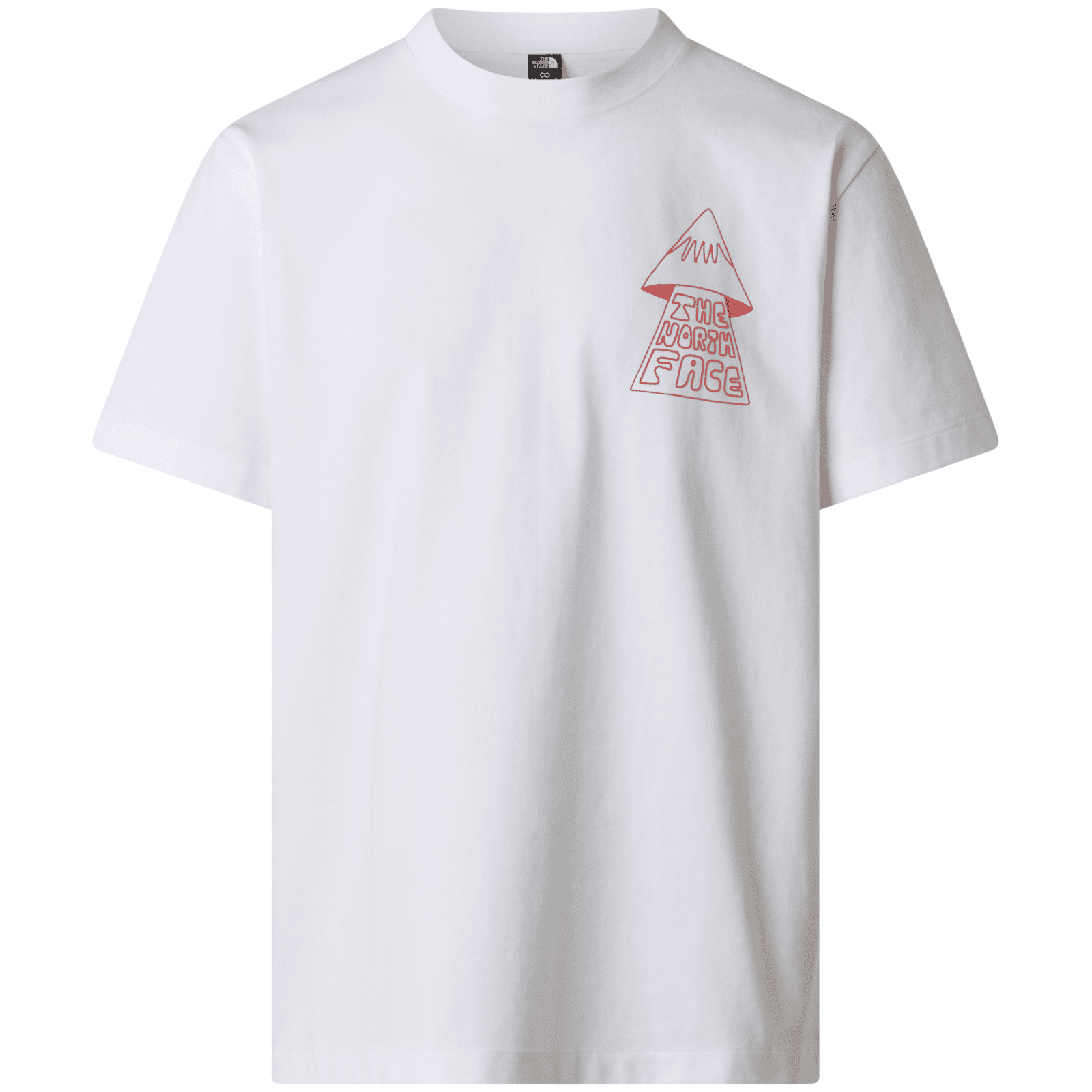 Pánské triko The North Face M Mountain Play Relaxed Short Sleeve Tee-Graphic Velikost: M / Barva: bílá
