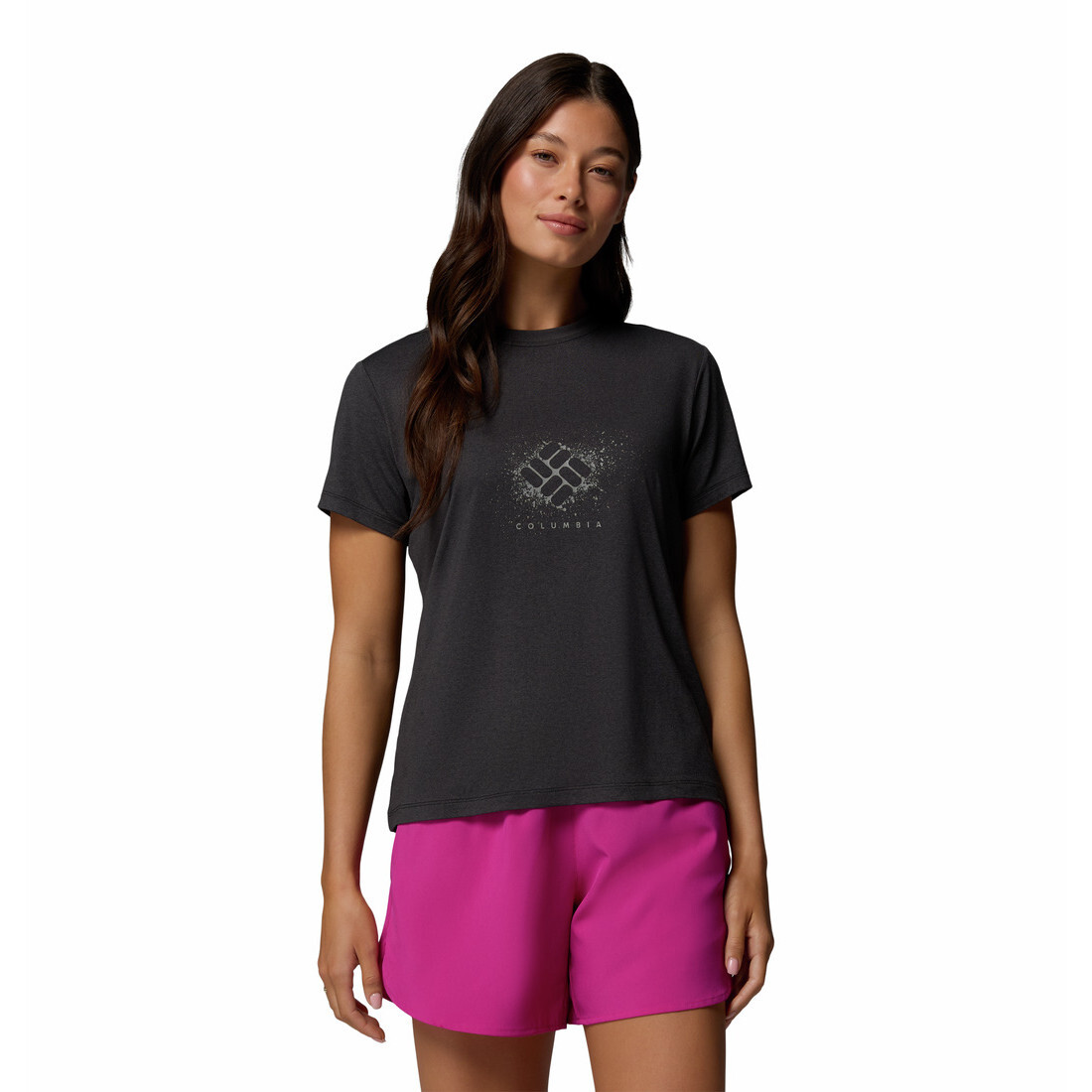 Dámské triko Columbia Parsons Point™ SS Graphic Tee Velikost: S / Barva: černá