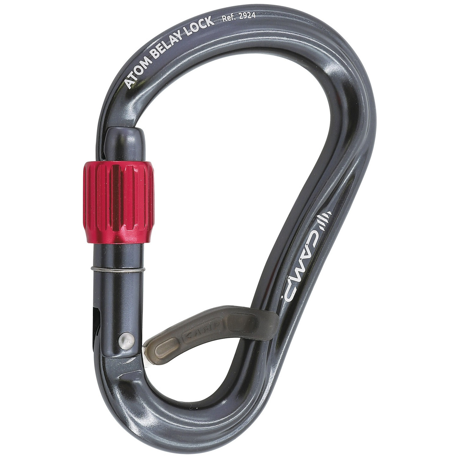 Karabina Camp Atom Belay Lock Barva: šedá/červená