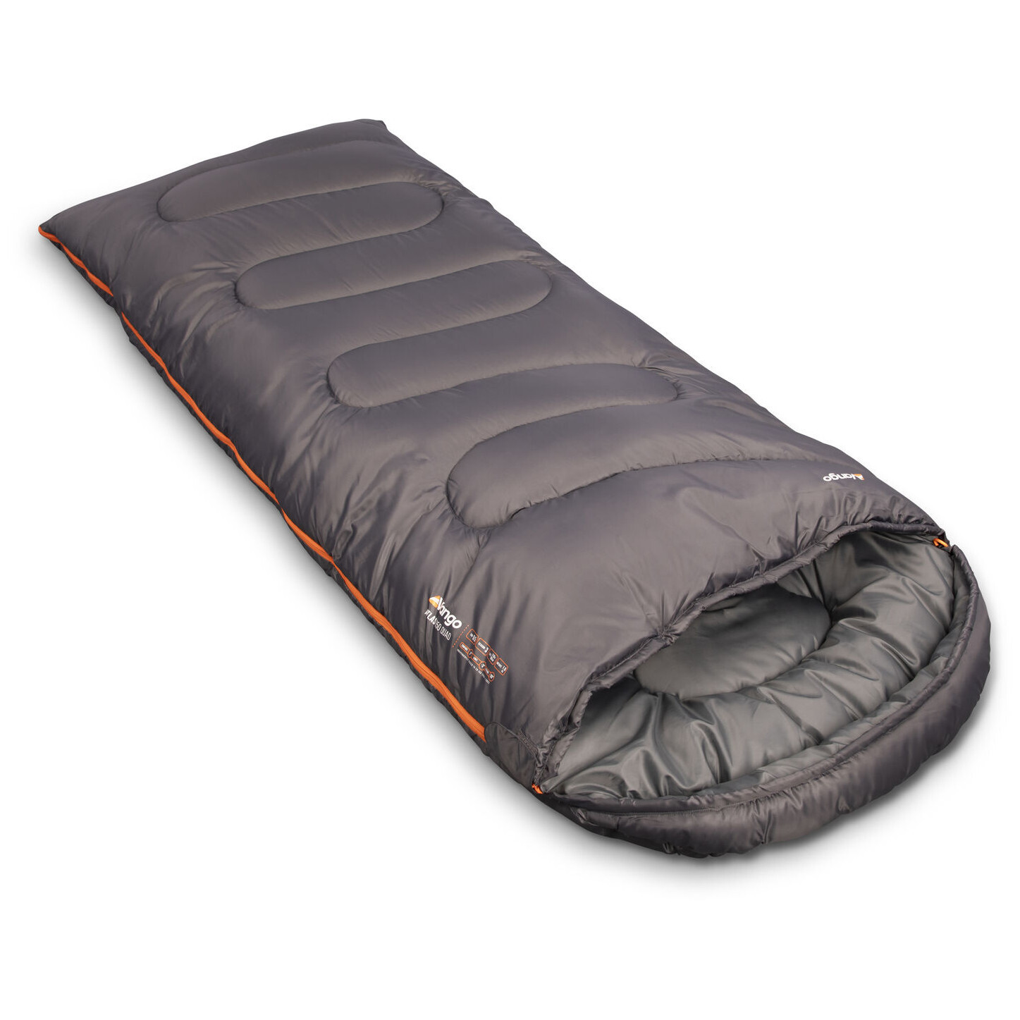 Spacák Vango Atlas 350 Quad Barva: šedá