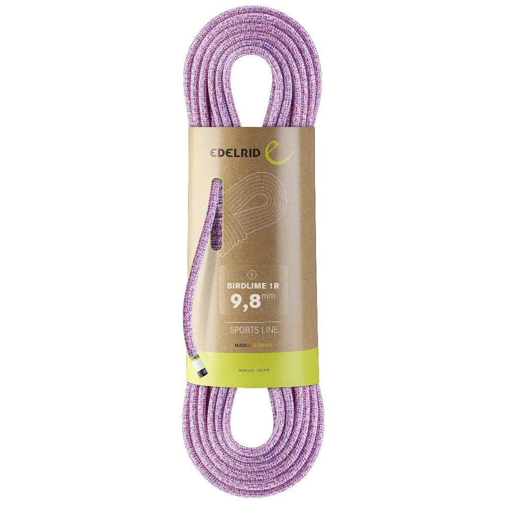 Lano Edelrid Birdlime 1R 9,8 mm 80 m Barva: růžová