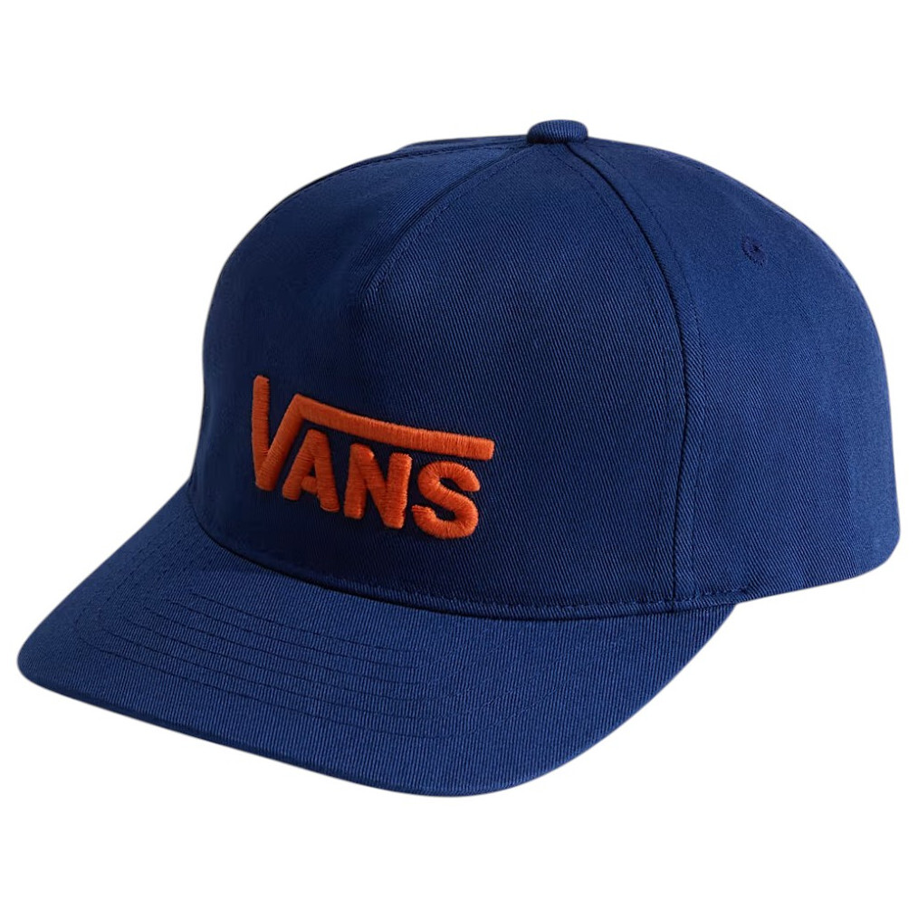 Dětská kšiltovka Vans Drop V Logo Snapback Barva: modrá
