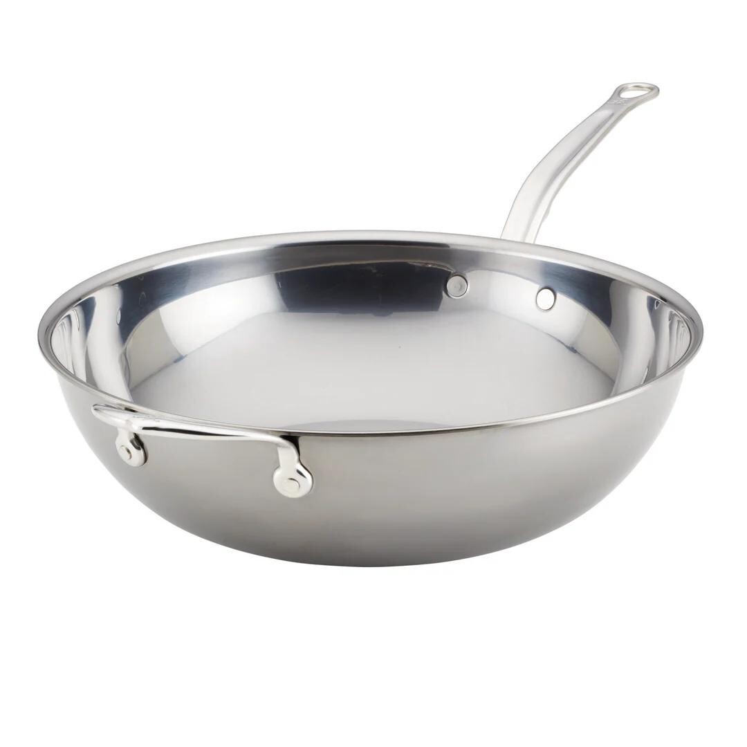 Wok na indukci NANOBOND TITANIUM 36 cm, 7,2 l, nerezová ocel, Hestan