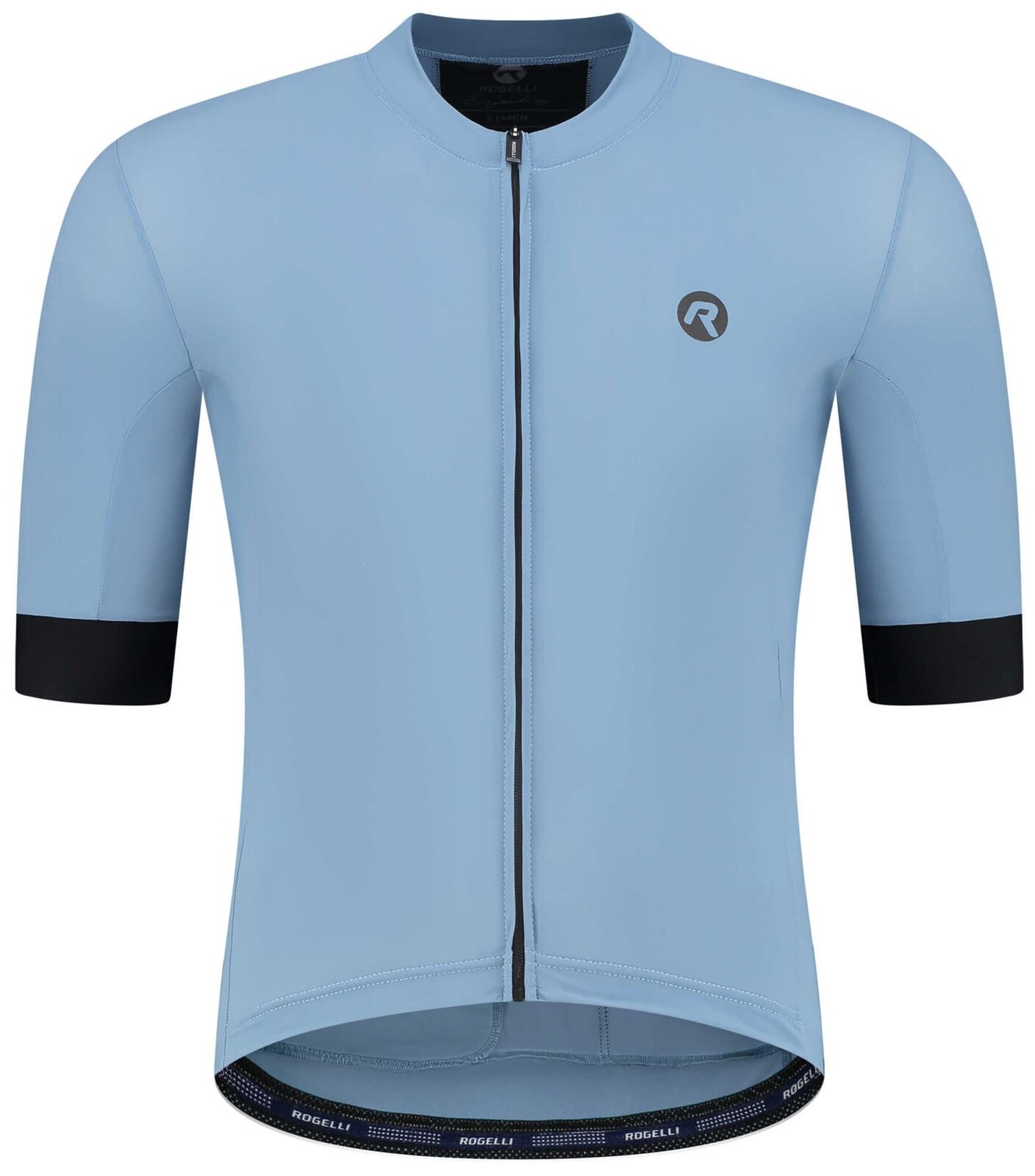 Cyklodres z prémiových vláken Rogelli SIGNATURE s krátkým rukávem, modrý L