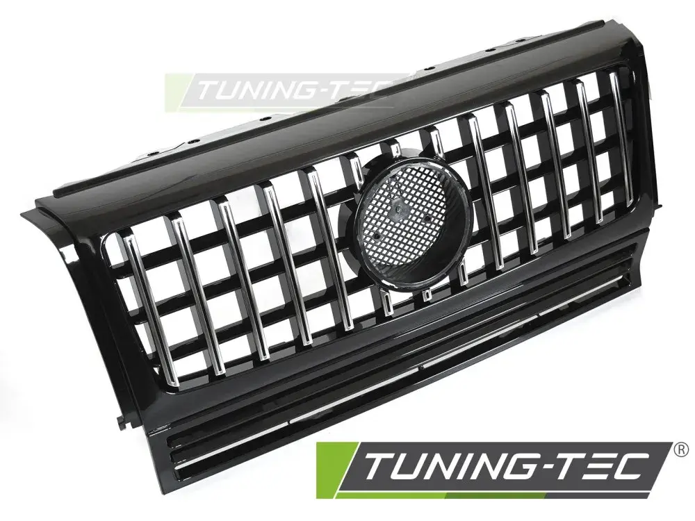 GRILLE SPORT W464 LOOK CHROME BLACK fits MERCEDES W463 90-12