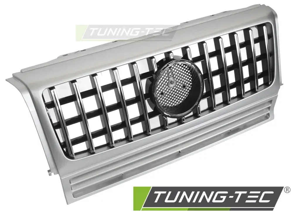 GRILLE SPORT W464 LOOK SILVER CHROME fits MERCEDES W463 90-12