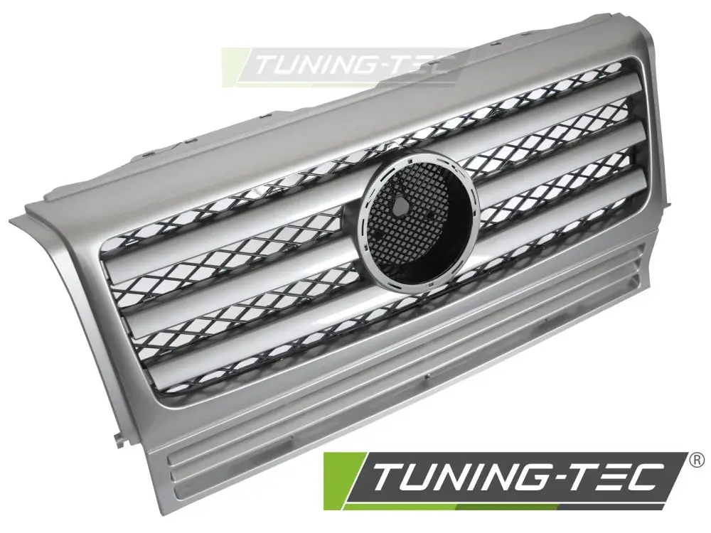 GRILLE SPORT STYLE SILVER fits MERCEDES W463 90-12