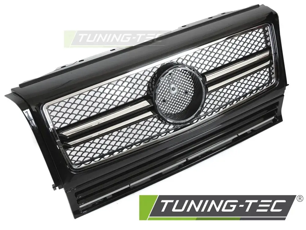 GRILLE SPORT STYLE BLACK CHROME fits MERCEDES W463 90-12