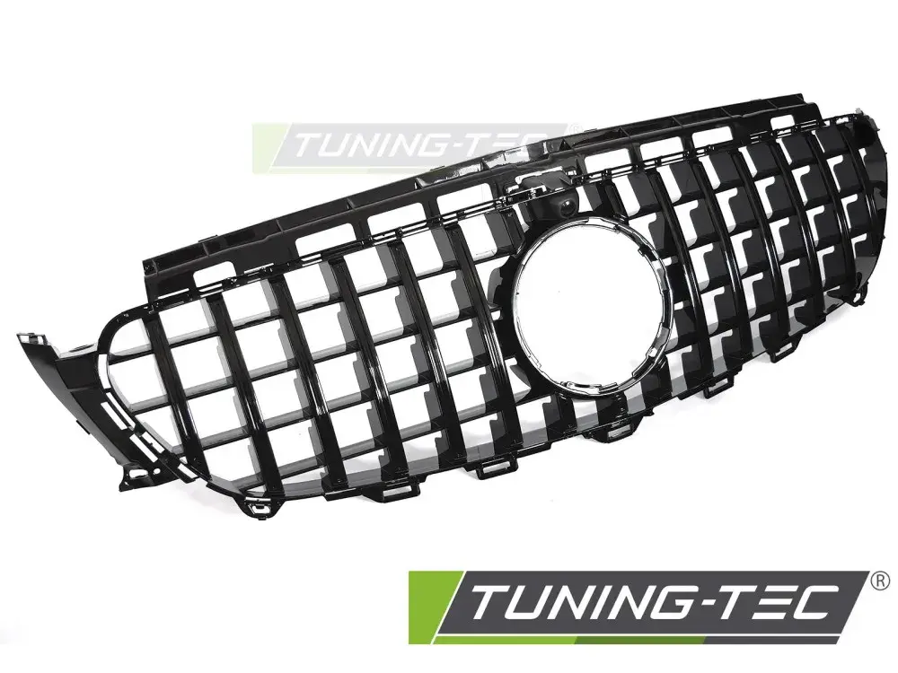 GRILLE SPORT STYLE BLACK with CAMERA HOLE fits MERCEDES W213 / S213 16-19