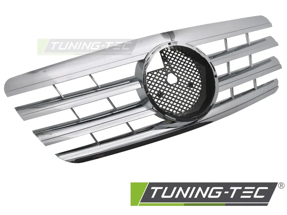 GRILLE SPORT STYLE CHROME fits MERCEDES W210 99-02 / S210 99-03