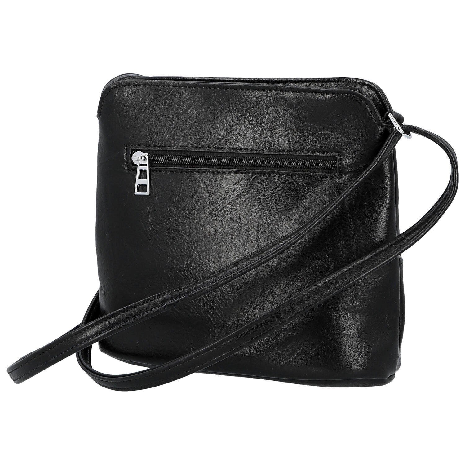 Stylová dámská koženková crossbody Kira, černá