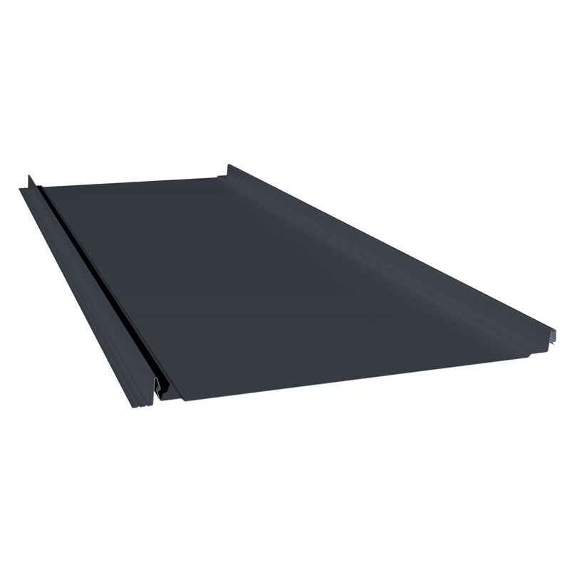 Krytina plechová LINEDEK 485 Flat 2G016 antracitově šedá