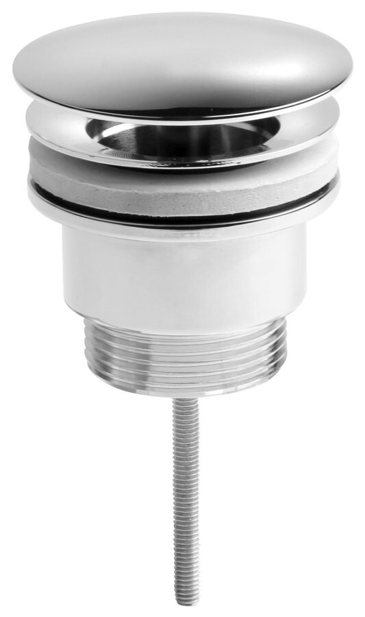 SAPHO Umyvadlová výpust 5/4“, neuzavíratelná, velká zátka, 5-65, chrom CV3004