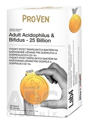 Cultech Limited Akcie / expir. 8/26 PRO-VEN Adult Acidophilus & Bifidus - 25 Billion cps 1x30 ks-1 30 ks