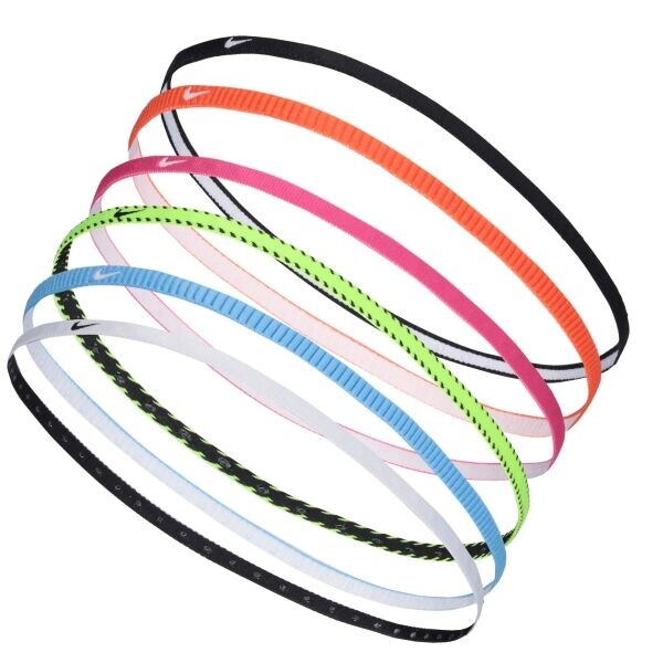 Nike Y FLEX CLASSIC SLIM HEADBANDS 6 KS Dívčí sportovní čelenky, mix, velikost UNI