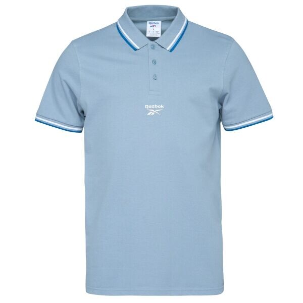 Reebok MEMPHIS SS POLO Pánské polo tričko, světle modrá, velikost