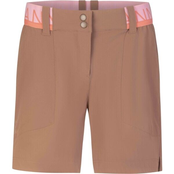 Hannah HOLY SHORTS Dámské šortky, hnědá, velikost