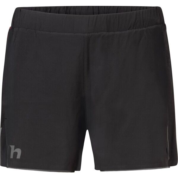 Hannah ASH SHORTS Pánské běžecké šortky, černá, velikost