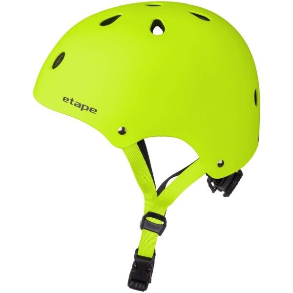 Etape CADDY Dětská cyklistická helma, reflexní neon, velikost (48 - 52)