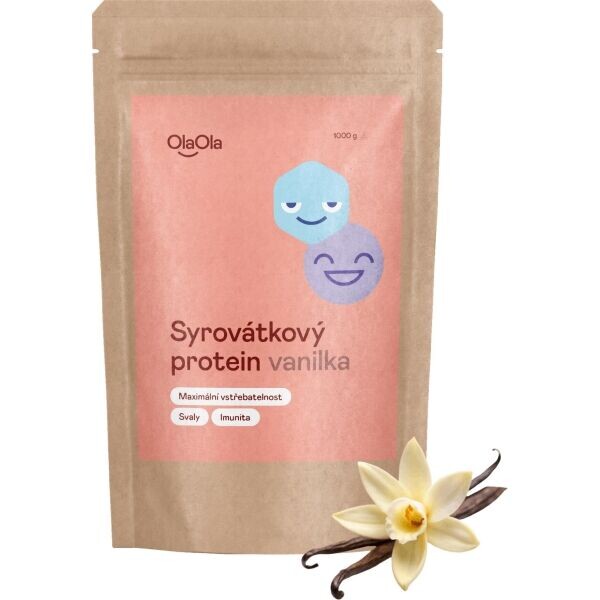 OlaOla SYROVÁTKOVÝ PROTEIN VANILKOVÝ Proteinový prášek, , velikost