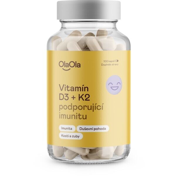 OlaOla VITAMÍNY D3 (1000 IU) A K2 Vitamínový komplex, , velikost