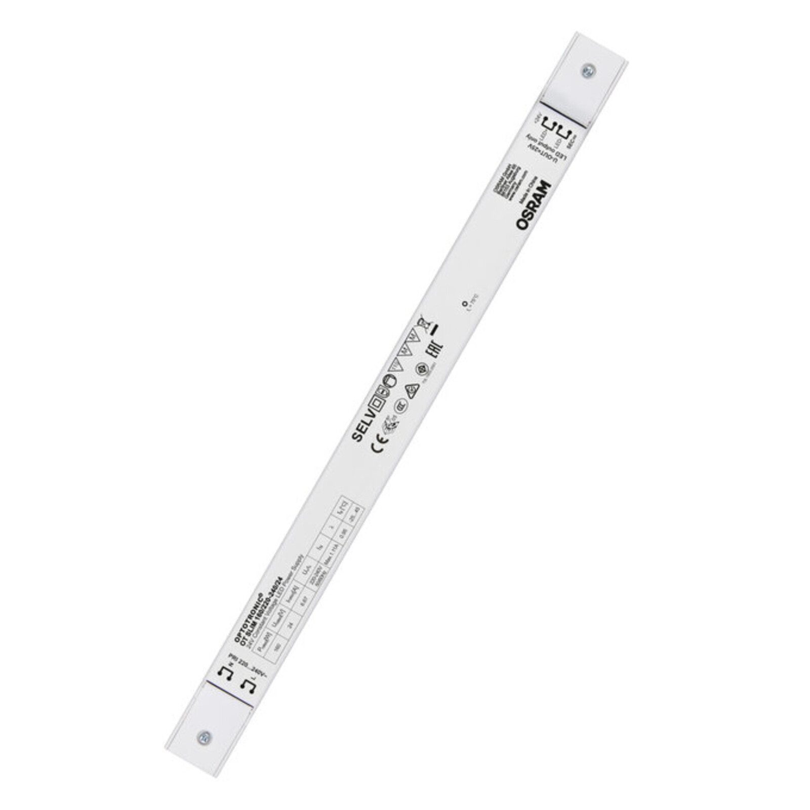 LEDVANCE napáječ OT SLIM 160 160 W 220-240 V 24 V DC