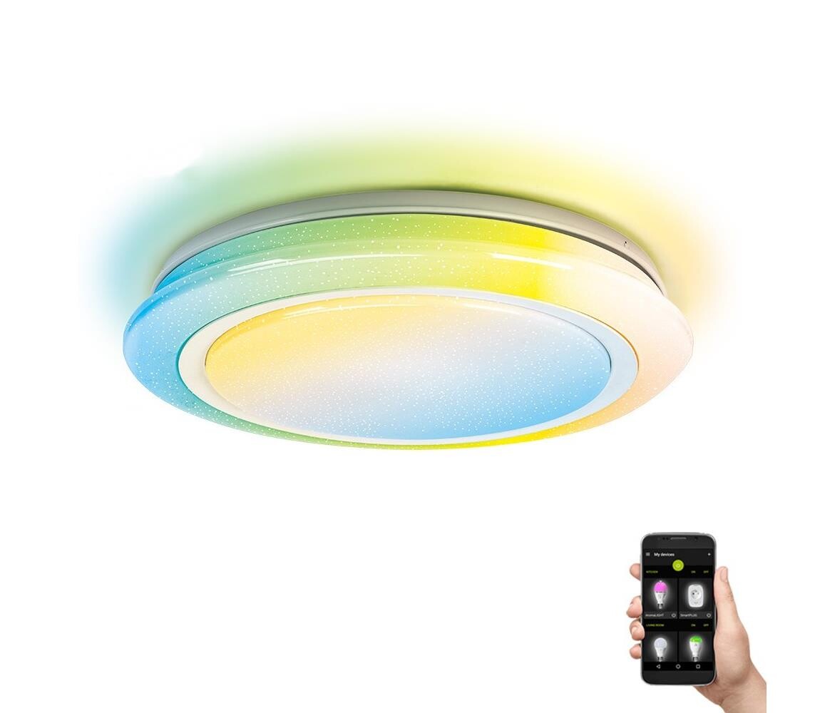 B.V.  - LED RGBW Stmívatelné svítidlo LED/27W/230V 40 cm Wi-Fi IP44 S10203I2F