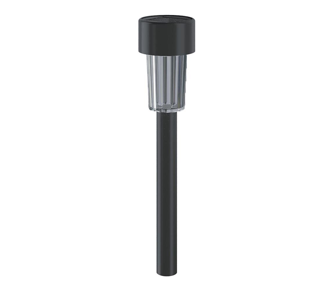 B.V.  - LED Solární svítidlo LED/0,006W/1,2V 29,5 cm černá 6500K IP44 B10201J9T