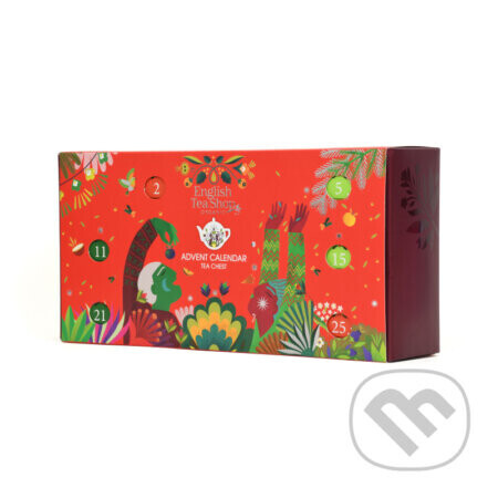 Tea chest red advent calendar - Gastrovia