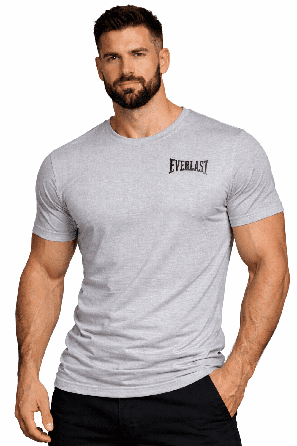 Everlast pánské tričko El0912 šedé