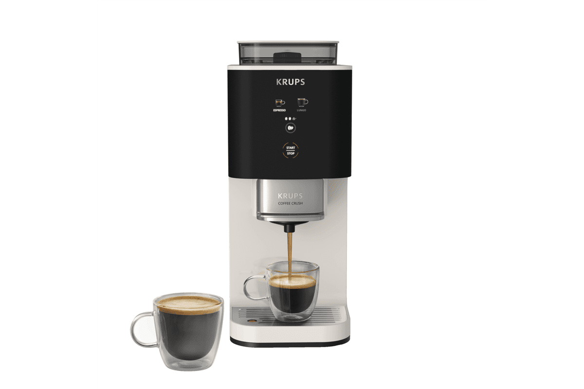 Automatický pákový kávovar Krups Coffee Crush SA4001E0 Bílá