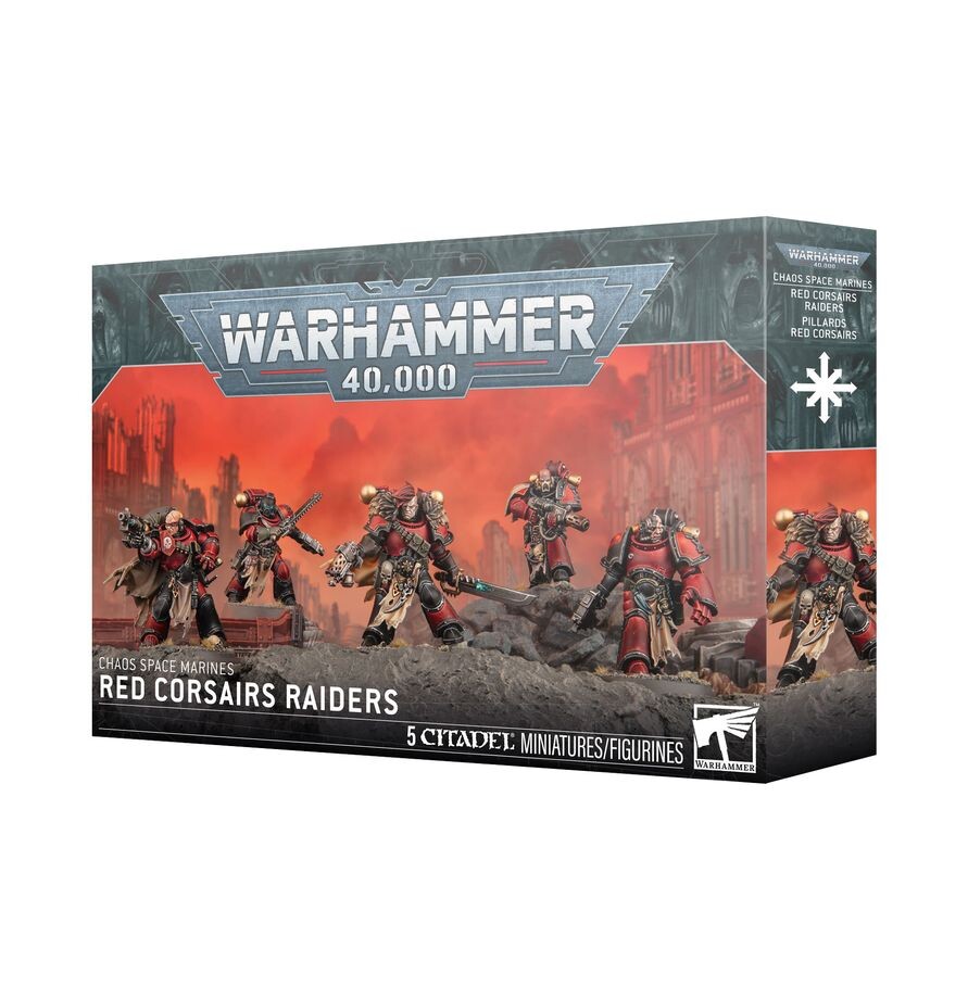 Games Workshop Warhammer 40000: Chaos Space Marines: Red Corsairs Raiders