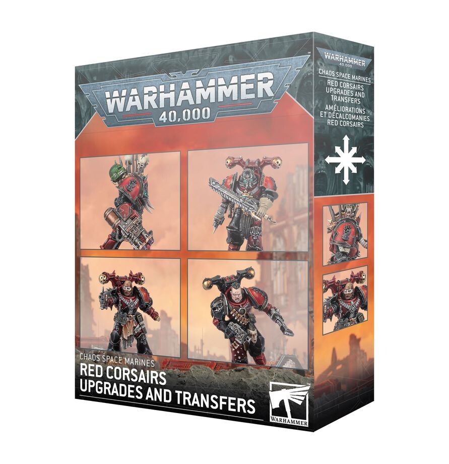 Games Workshop Warhammer 40000: Chaos Space Marines: Red Corsairs Upgrades and Transfers
