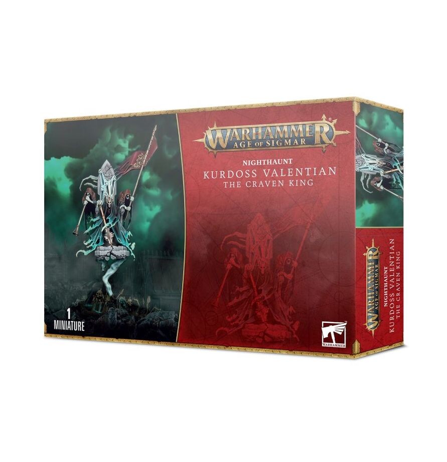Games Workshop Warhammer Age of Sigmar: Nighthaunt - Kurdoss Valentian, The Craven King