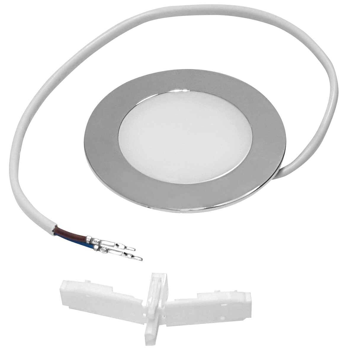Sapho Zápustné LED světlo 2W, 4000K, 230V pro galerky KORIN, KAWA, ZOJA/KERAMIA FRESH (boční kabel 30cm)