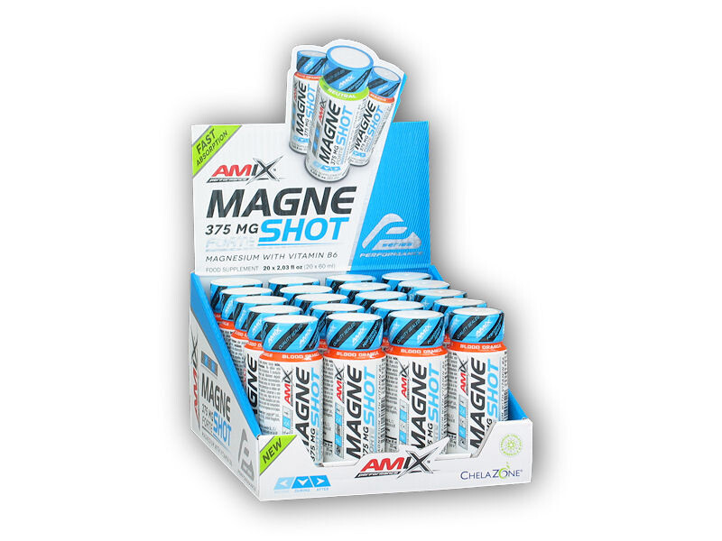Amix Performance Series 20x Magne Shot Forte 375mg 60ml Varianta: neutral