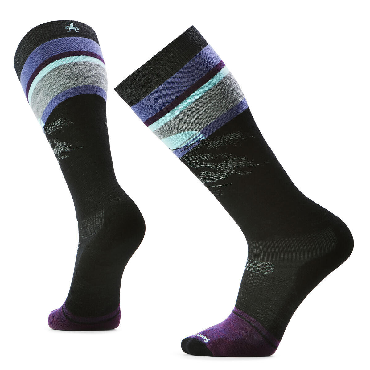 SMARTWOOL Snowboard Targeted Cushion Mountain Sunr, Black velikost: 42-45 (L)