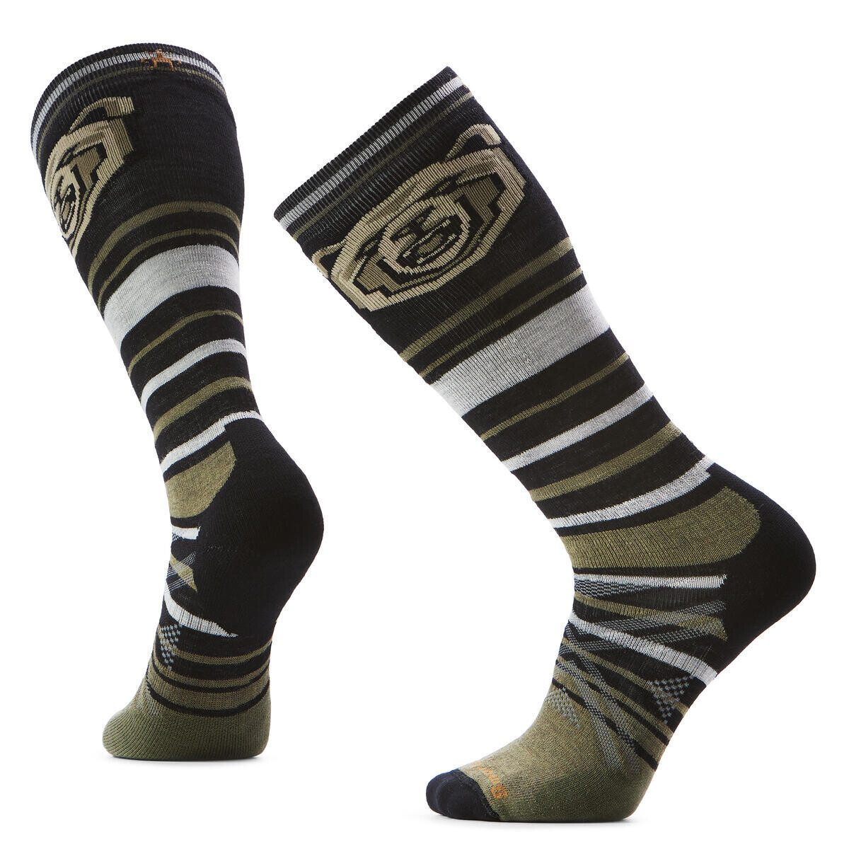SMARTWOOL Ski Full Cushion Growling Grizzly OTC So, Black velikost: 42-45 (L)