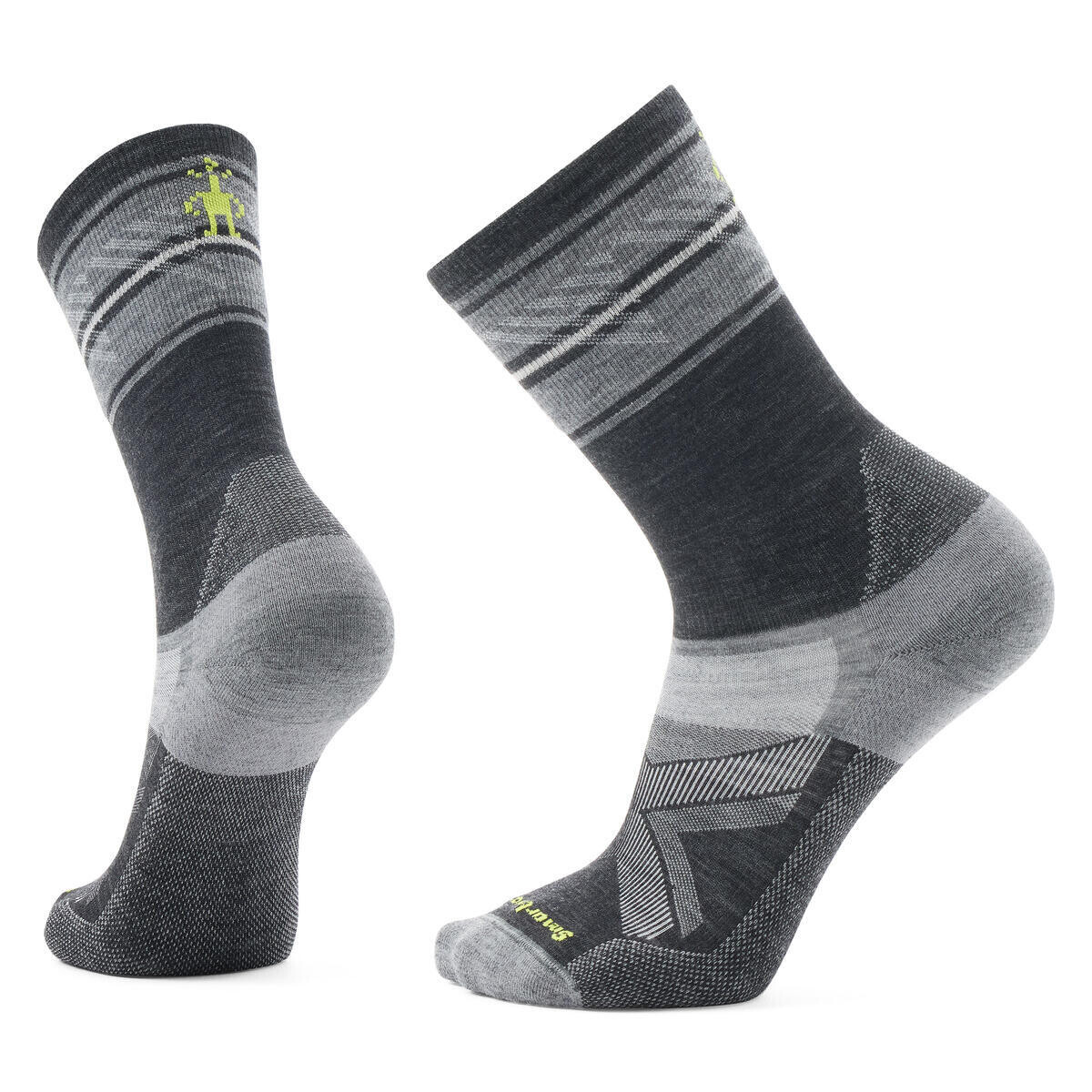 SMARTWOOL Bike Cold Weather Targeted Cushion Crew, Charcoal velikost: 42-45 (L)