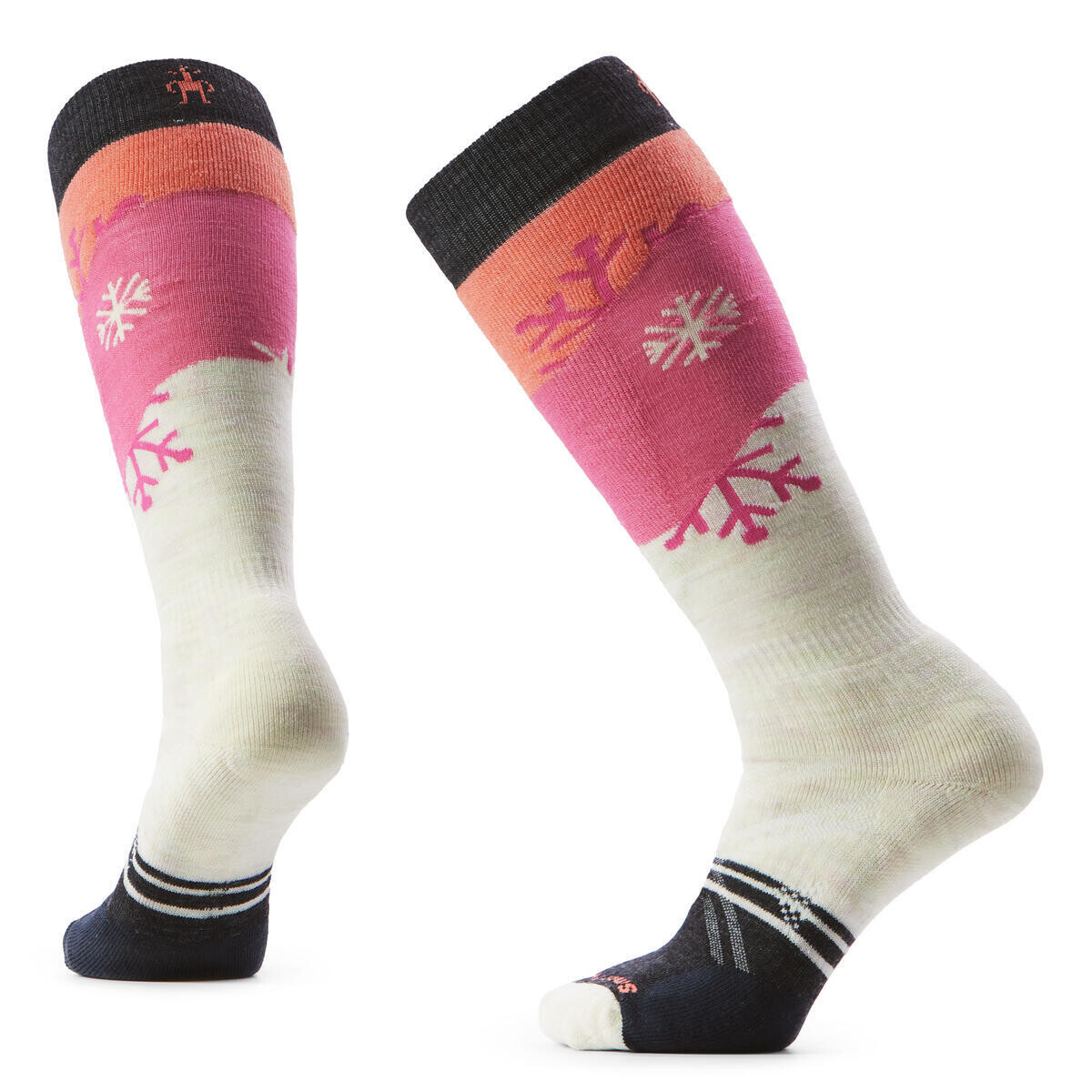 SMARTWOOL Women's Ski Full Cushion Snowpocalypse O, Moonbeam velikost: 42-45 (L)