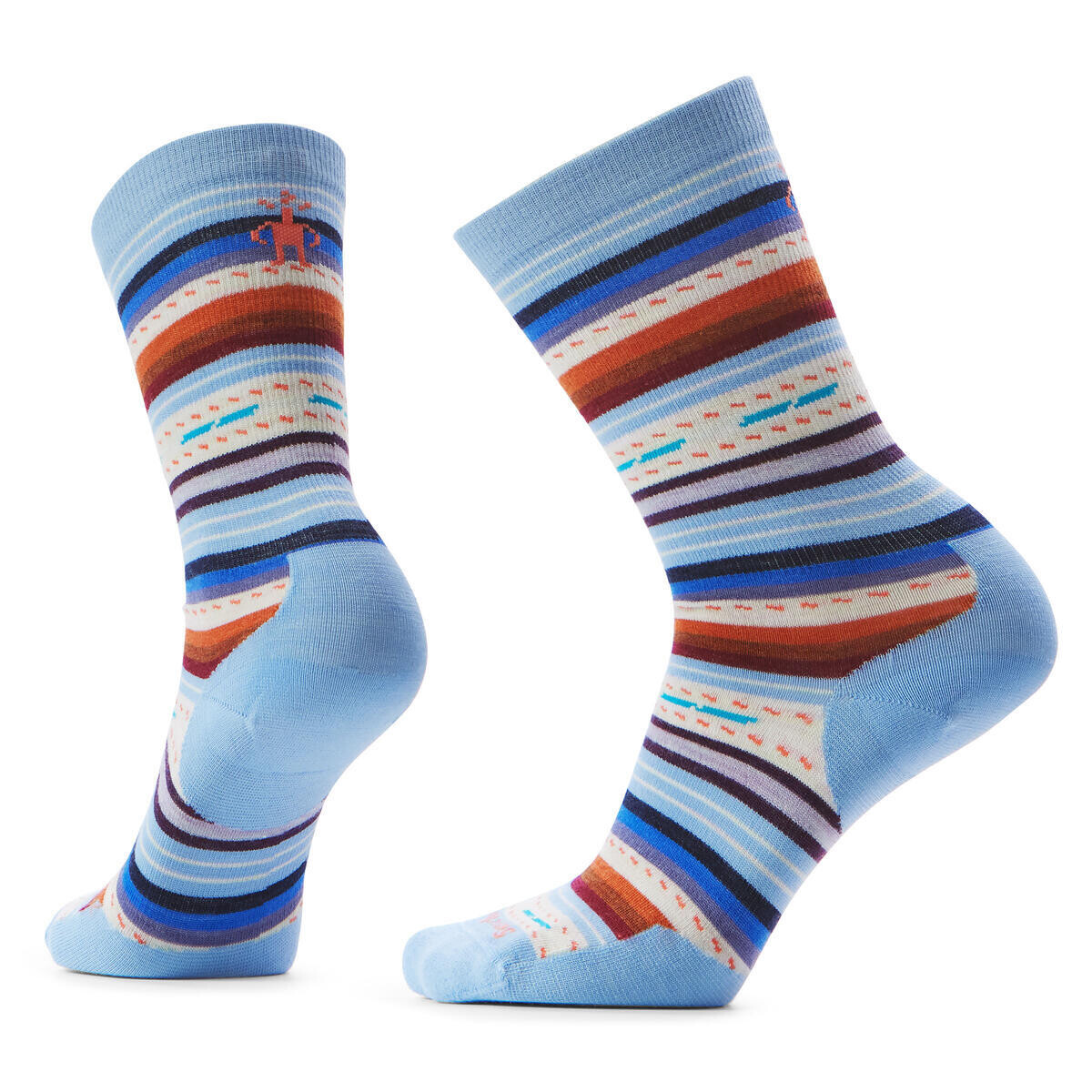 SMARTWOOL Everyday Margarita Crew Socks, Serene Blue velikost: 38-41 (M)