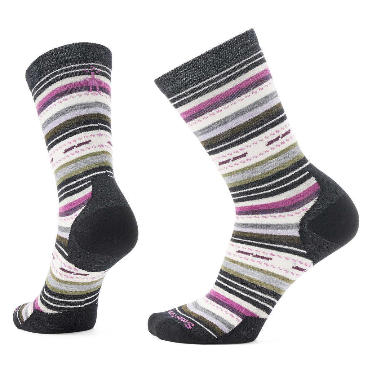 SMARTWOOL Everyday Margarita Crew Socks, White velikost: 42-45 (L)